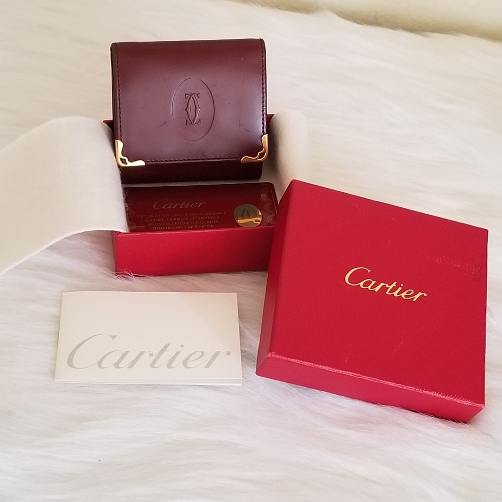 Authentic Cartier coin purse